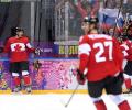 Ice hockey: Canada, US advance; Russia sweats