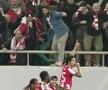 Champions League: United stunned by Olympiakos; Dortmund thrash Zenit