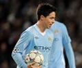 Man City's Samir Nasri out for eight weeks with knee injury