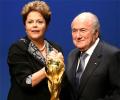 Blatter, Rousseff brush off World Cup problems