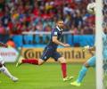 Benzema scores twice as France overrun 10-man Honduras