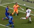 Ruiz takes Costa Rica past Italy and into last 16; England exit