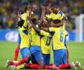 Valencia brace fires Ecuador to victory over Honduras