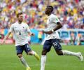 Late goals send France into quarter-finals