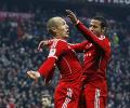 Bundesliga: Robben 'tricks' for Bayern and other bizarre goals...