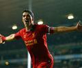 Goal-machine Suarez 'very happy' at Liverpool