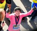 PHOTOS: 'Proud' Wozniacki completes New York Marathon as Serena cheers her on