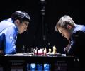 Carlsen stays ahead of Anand after 20-move draw in Game 9