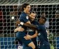 PSG stay unbeaten, Ibrahimovic cuts Marseille's lead to a point