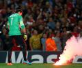 Champions League: Arsenal and Galatasaray charged over flares