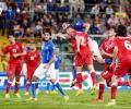 Euro 2016 qualifiers: Chiellini stars in Italy win; Dutch beat Kazakhs