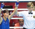 Asiad: Mary Kom punches her way into final; Sarita, Pooja settle for bronze