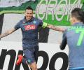 Europa League PHOTOS: Napoli rout Wolfsburg, inch towards semis