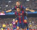 CL PHOTOS: Brilliant Bayern, Barcelona reach semis