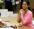 FIDE Women's Grand Prix: Harika fights for a draw, moves up to joint 8th