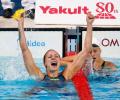 Swede Sjostrom sets world record in 100m butterfly