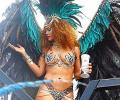 Speculations heat up as F1 champ Hamilton seen with Rihanna again