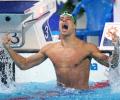 South African swimmer Le Clos plays mind games with champion Phelps