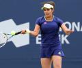 Sania in Cincinnati semis; Bopanna, Paes bow out