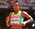 World Athletics Updates! Dibaba and Kiprop coast, holder Reese out of long jump