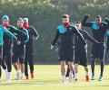 Depleted but confident Arsenal face Olympiakos in Champions League 'showdown'