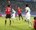 Champions League PIX: United crash out in thriller; Sterling helps City finish on top