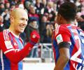 Bundesliga: Robben and Alaba guide Bayern to victory