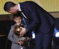 Ronaldo says his son is a Messi fan