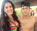 Barcelona star Neymar makes a splash in UFC pool party