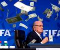 Blatter finally leaves home for... Russia