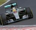 Hamilton on cloud nine after Hungary pole