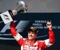 Hungarian Grand Prix: Vettel wins for Ferrari and Bianchi