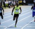 Baffled Bolt wins 200 in sluggish time