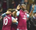 EPL PHTOS: Benteke penalty hands Sherwood first Villa win