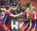 Rampant Bayern hit four past Werder in ill-tempered tie