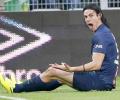 Ligue 1: PSG close in on title with Cavani treble