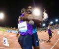 Gatlin storms to 9.74 seconds 100m lifetime best