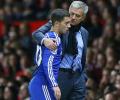 Mourinho is best manager, Hazard says while dismissing reports of rift