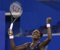 Venus ends Briton's run, Muguruza powers on in China