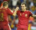 PHOTOS: Spain, Switzerland seal Euro 2016 berth with emphatic wins