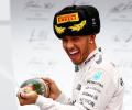 Russian GP PHOTOS: Hamilton closes in on F1 title; Force India on podium