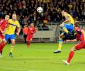 Euro qualifiers: Zlatan strikes again as Sweden head for playoffs