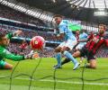 EPL PHOTOS: City, United in scoring spree, no goals for Klopp