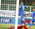 Euro qualifiers PHOTOS: Italy win in Buffon's 150th match; Iceland go through