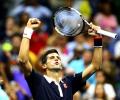 PHOTOS: Djokovic repels net-charging Lopez to advance to semis