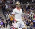 Age-defying Federer shrugs off retirement talk on 'tough night'