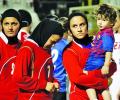 Iranian women's football captain banned... by husband!