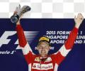 Vettel claims victory in Singapore Grand Prix