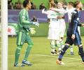 Champions League PIX: Wolfsburg shock Real; City draw against PSG