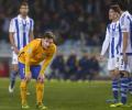 Euro football: Barca lose as Ronaldo breaks another record; Leicester cruise on